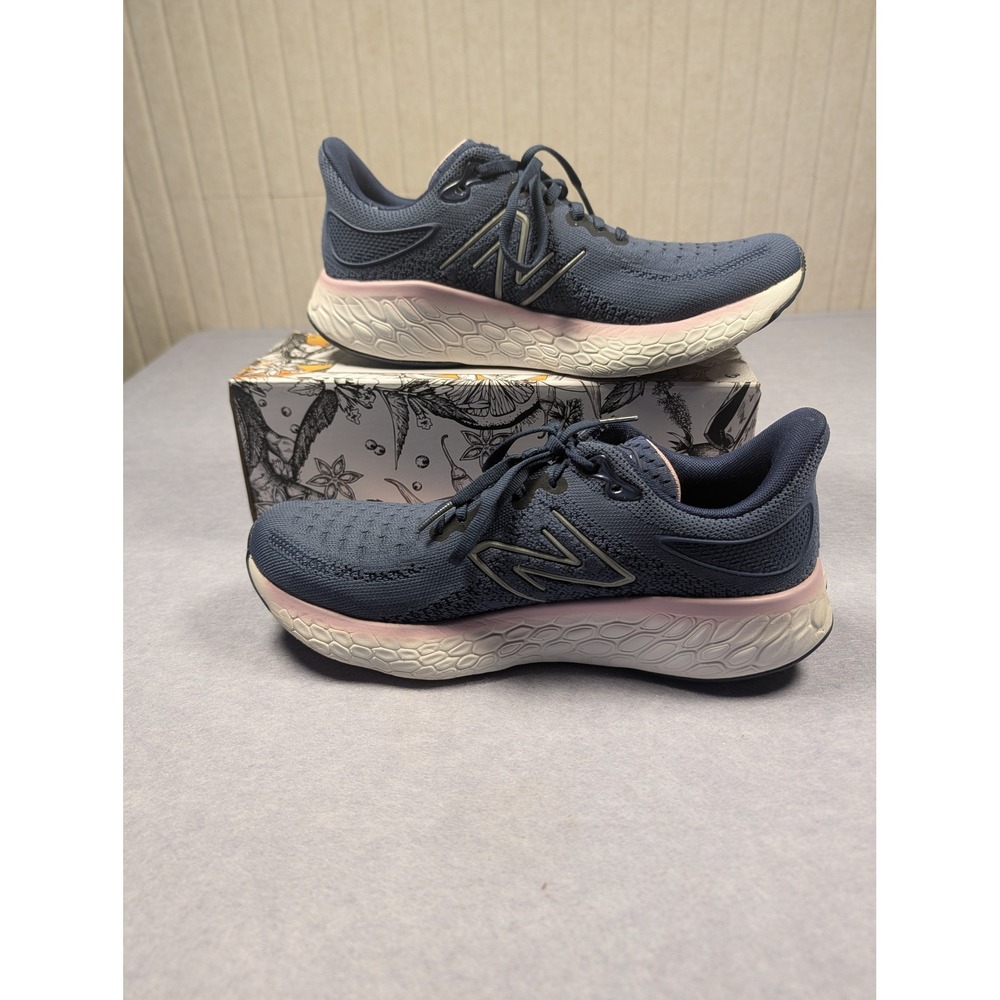 New Balance Fresh Foam X 1080v12 Women 9.5 Blue Pink Running Shoes Good